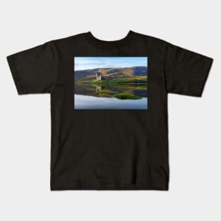 Ardvreck Castle Loch Assynt Scotland Kids T-Shirt